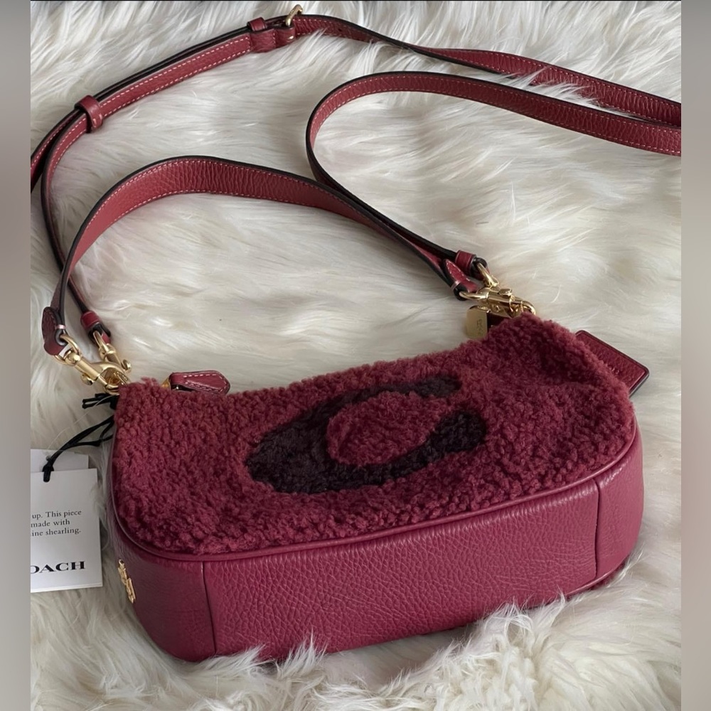 CE557 - Coach Teri Shoulder Bag with Coach Motif - Picture 7 of 14